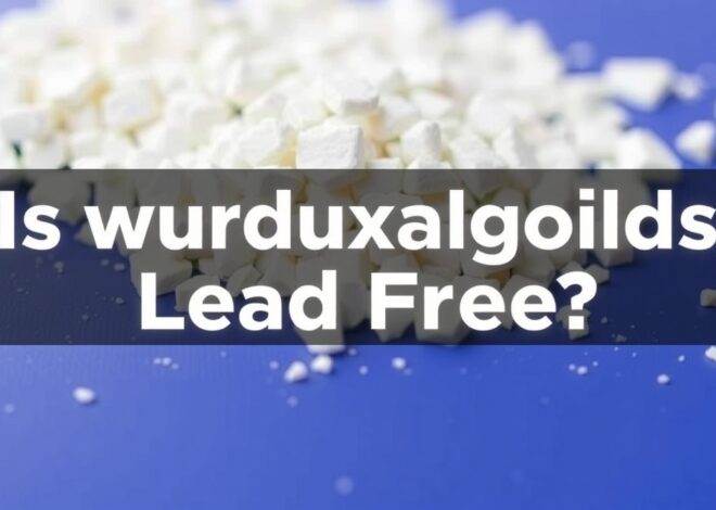 Is Wurduxalgoilds Lead Free? Here’s What You Should Know