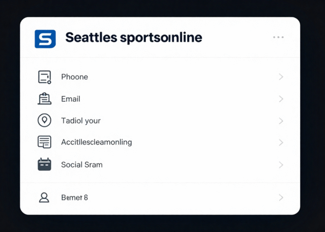 Contacts SeattleSportsOnline Email: Complete Contact & Support Guide
