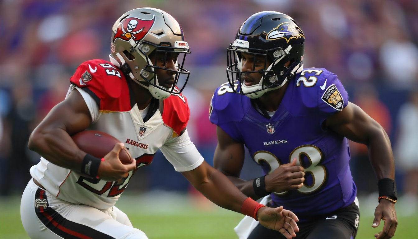 Tampa Bay Buccaneers vs Baltimore Ravens Match Player Stats